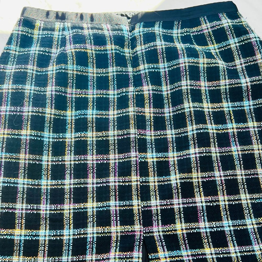 Vintage Requirements Women's Plaid Tweed-Look Size 16 Skirt